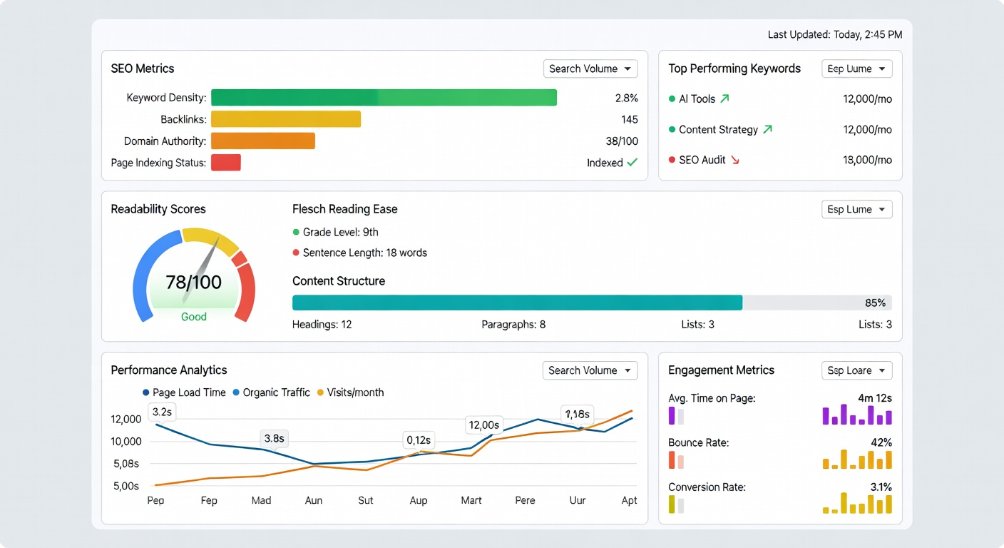 Content optimization and strategy consultation